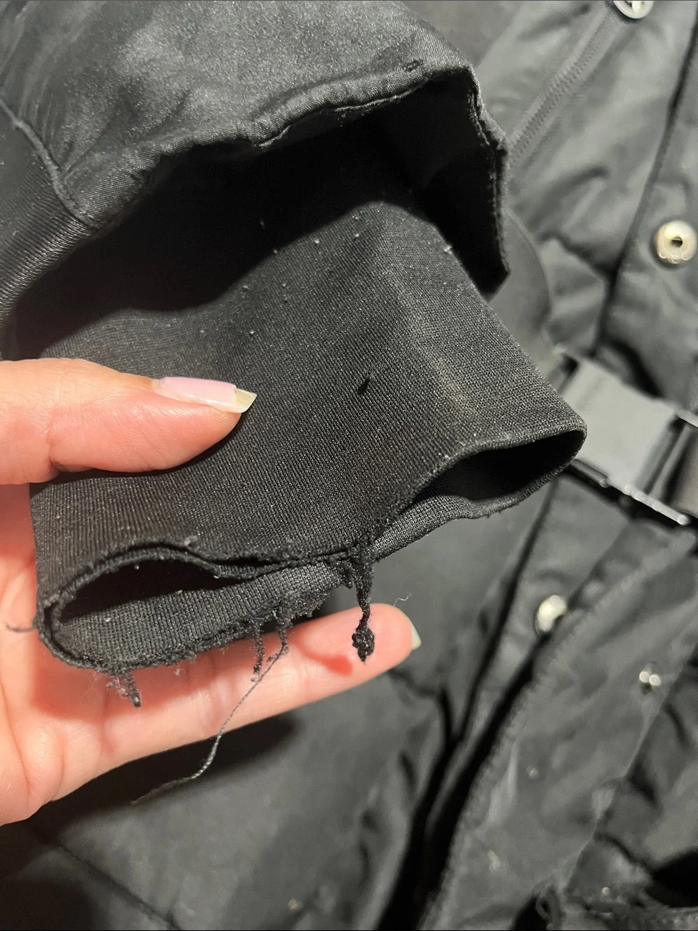 Michael Kors Black Quilted Hooded Belted Puffer Coat M